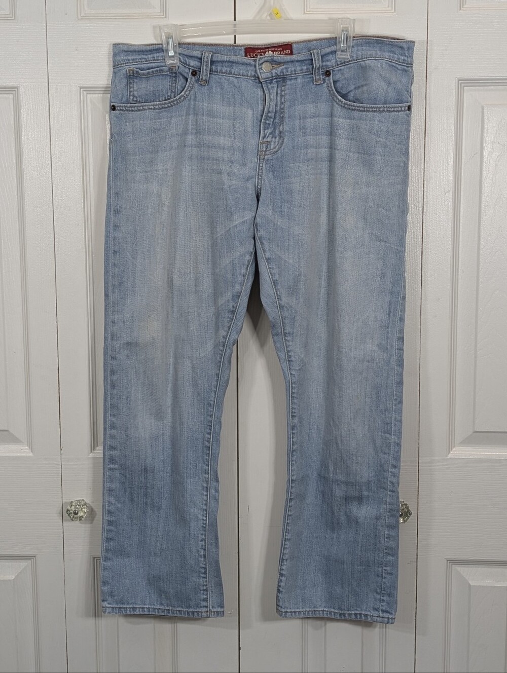 Lucky Brand: Sienna Tomboy Crop - Light - Size 14/32